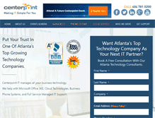 Tablet Screenshot of centerpointit.com